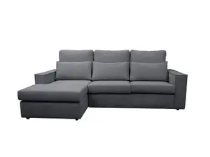 Soho High Back Left Hand  Facing Corner Sofa Grey