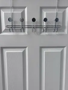 Showerdrape Moretti Chrome Over Door Storage Hooks