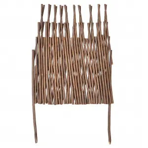 Berkfield Willow Trellis Fence 5 pcs