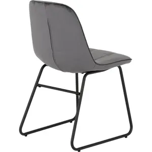 Mizer Upholstered Dining Chair (Set of 2) Grey