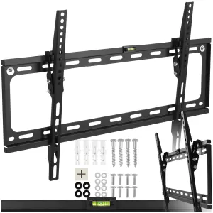 Television Bracket - 32-100 inch screens, tiltable, width-adjustable TV wall mount - black