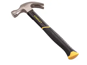 STANLEY 567g Fibreglass Claw Hammer for Ultimate Durability and Comfort