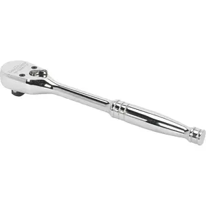 Premium 72-Tooth Dust-Free Ratchet Wrench - 3/8 Inch Drive with Flip Reverse Mechanism