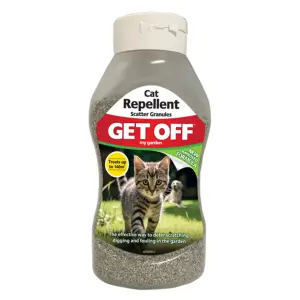 Get Off Cat Repellent Granules Cat Deterrent Prevents Digging & Fouling 600ml