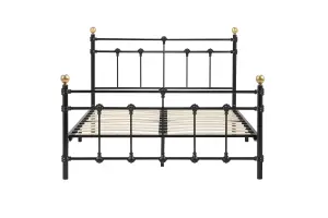 Birlea Atlas Double Bed Frame In Black