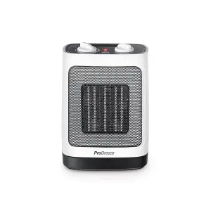 Pro Breeze 2000W Mini Ceramic Fan Heater with Automatic Oscillation