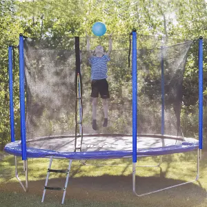 3m Kids Trampoline with Safety Net - 100KG Max for Outdoor Fun