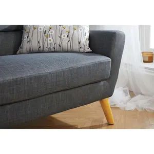 Birlea Lambeth Medium Sofa Grey