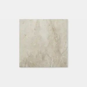 GoodHome Poprock Beige Tile Marble effect Self-adhesive Vinyl tile, 1.3m²