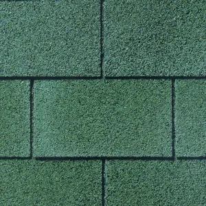 Roof Pro Green Square Roof shingle (L)1m (W)340mm, Pack of 16