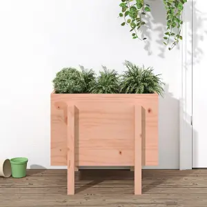 Berkfield Garden Planter 62x50x57 cm Solid Wood Douglas