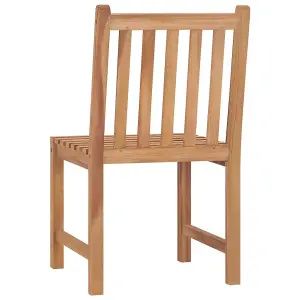 Berkfield Garden Chairs 8 pcs Solid Teak Wood