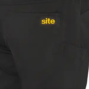 Site Sember Black Men's Multi-pocket trousers, W36" L32"