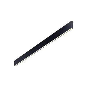 Luminosa Linus Decorative Linear Integrated LED Wall Light Black, 3000K