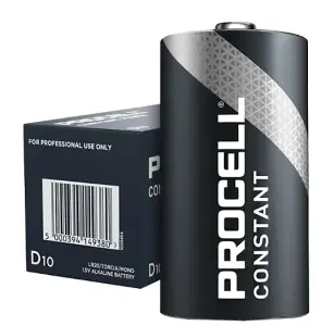 D Size Industrial Procell - Pack of 10 (Duracell)