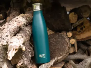 Built 500ml Double Walled Stainless Steel Water Bottle Teal