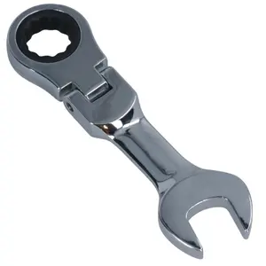 17mm Stubby Flexi Ratchet Combination Spanner Metric Wrench 72 Teeth SPN22