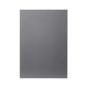 GoodHome Stevia Gloss anthracite Slab Highline Cabinet door (W)500mm (H)715mm (T)18mm