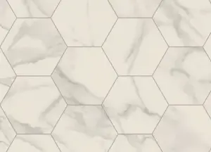 Marble hexagon Grey 6m x 4m (24m2)