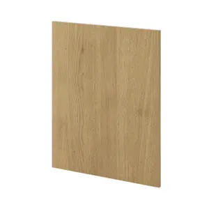 GoodHome Verbena Natural oak effect Natural oak shaker Standard Base End panel (H)720mm (W)570mm