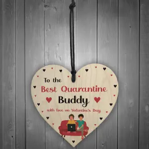 Quarantine Lockdown Funny Valentines Day Gift For Boyfriend Girlfriend Him Her