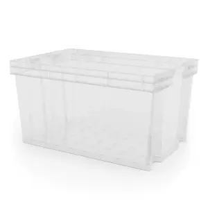 Form Xago Heavy duty Clear 51L Plastic Stackable Storage box