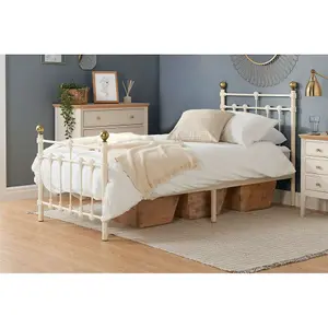 Birlea Atlas Single BedFrame In  Cream