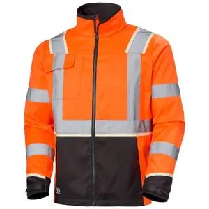 Helly Hansen Workwear Uc-Me Jacket (Hi Vis Orange/Ebony)  (X Small)