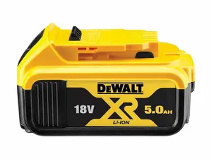 3 x Dewalt DCB184 5.0ah 18v XR Lithium Ion Battery + DCB115 Charger