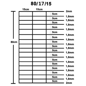 Berkfield Garden Fence Galvanised Steel 50x0.8 m Silver