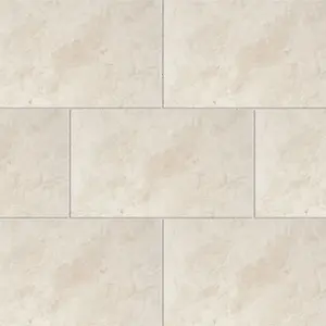 Troy Haver Chalk Matt Travertine Stone effect Ceramic Indoor Wall & floor Tile Sample