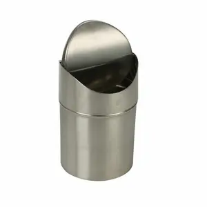 1.5L Swing Top Stainless Steel Swing Lid Recycling Bin