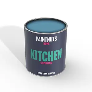 PaintNuts Solid Wood Laminated Kitchen Units Cupboard Cabinet Door Gloss Paint - Pastel Blue - 250ml (RAL5024)