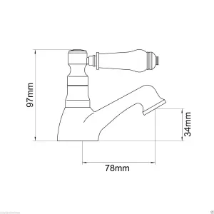 Nes Home Imperior Basin Taps & Bath Shower Mixer Tap Set