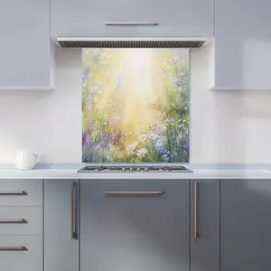 Ava Sterling: 00003 Premium Glass Kitchen Splashback W700mm x H650mm