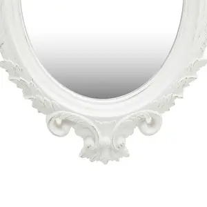 Ginn Oval Wall Mirror White