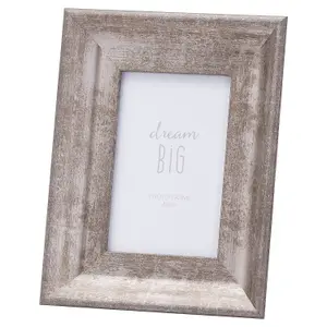 Hill Interiors Convex Single Photo Frame Silver (5in x 7in)