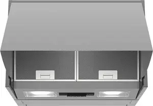 Bosch Series 2 60cm Integrated Cooker Hood - Metallic Silver - DEM63AC00B