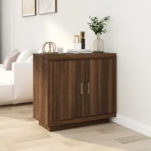 Jaylind Sideboard 80x40x75 cm Engineered Wood Brown Oak