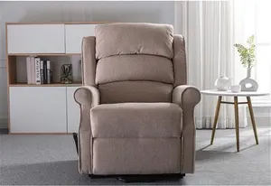 Winslow Neutral Wheat Fabric Rise Recliner Chair