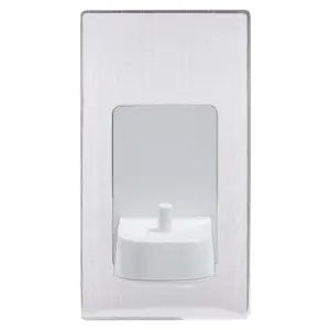 ProofVision PV10P TBCharge In-Wall Electric Toothbrush Charger with Brushed Steel Cover