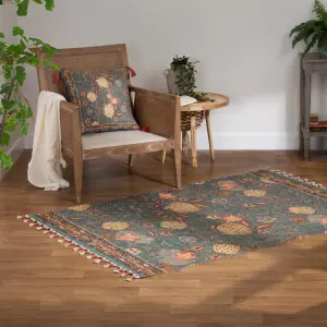 Wylder Nature Bolais Floral Tasselled Rug