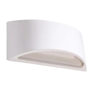 Vixen Ceramic White 1 Light Classic Wall Light