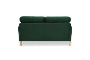 Regent 2 Seater Sofa, Dark Green Velvet