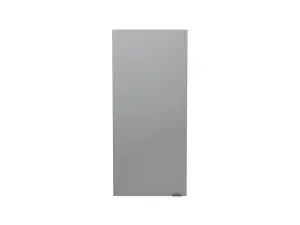 GoodHome Imandra Deep Gloss Grey Single Bathroom Wall cabinet (H)90cm (W)40cm