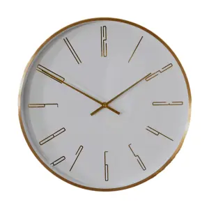 Gold 16" Modern Analogue Clock