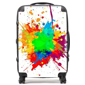 Paint Splash Design Suitcase - Medium