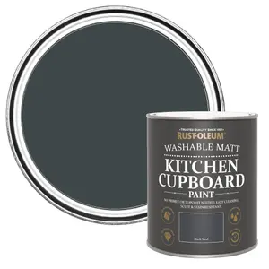 Rust-Oleum Black Sand Matt Kitchen Cupboard paint, 750ml