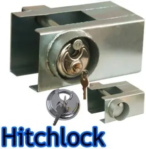 New Security Hitchlock Caravan Trailer Hitch Coupling Tow Ball Padlock