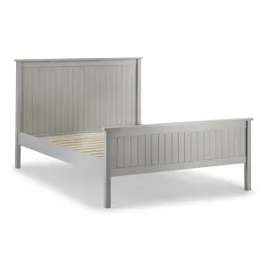 New England Dove Grey Lacquer Bed Frame - King Size 5ft (150cm)